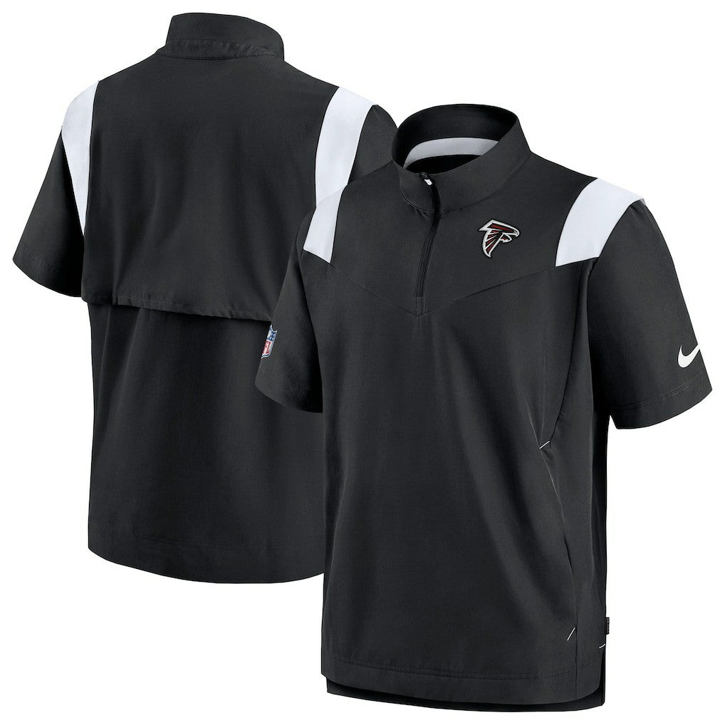 Atlanta Falcons Sideline Coaches Chevron Lockup Pullover Top Black