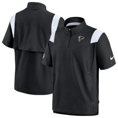 Atlanta Falcons Sideline Coaches Chevron Lockup Pullover Top Black