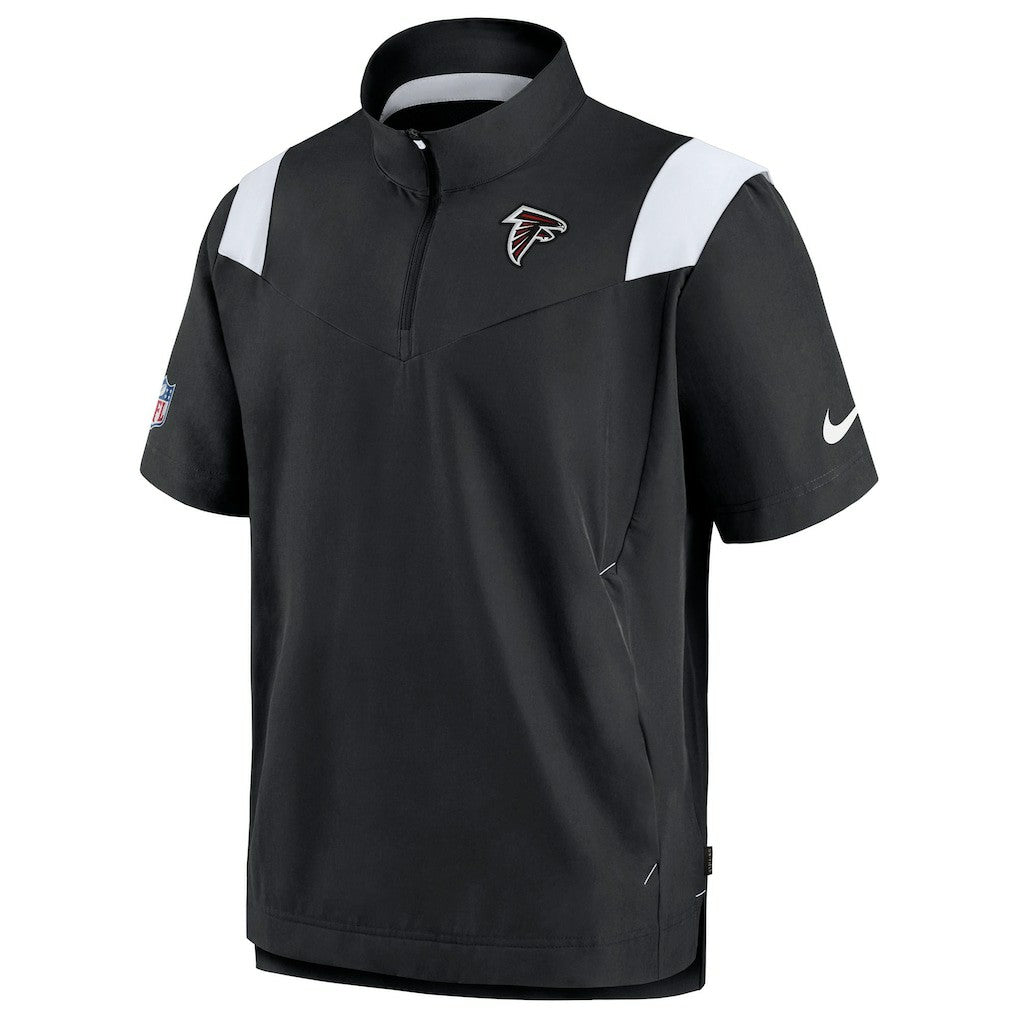 Atlanta Falcons Sideline Coaches Chevron Lockup Pullover Top Black