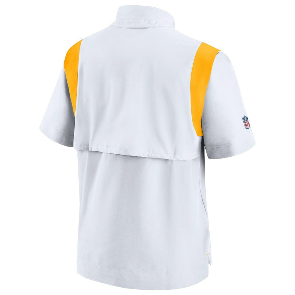 Pittsburgh Steelers Sideline Coaches Chevron Lockup Pullover Top White