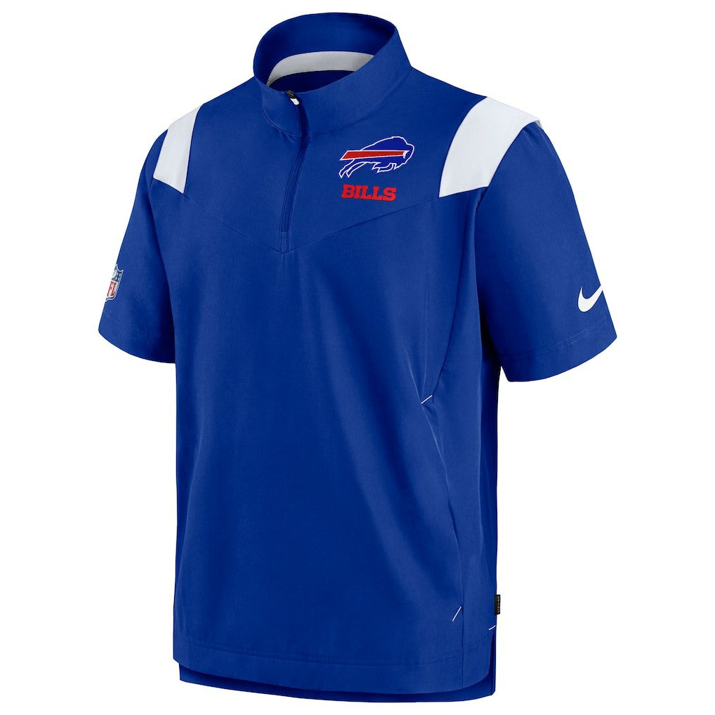 Buffalo Bills Sideline Coaches Chevron Lockup Pullover Top Royal