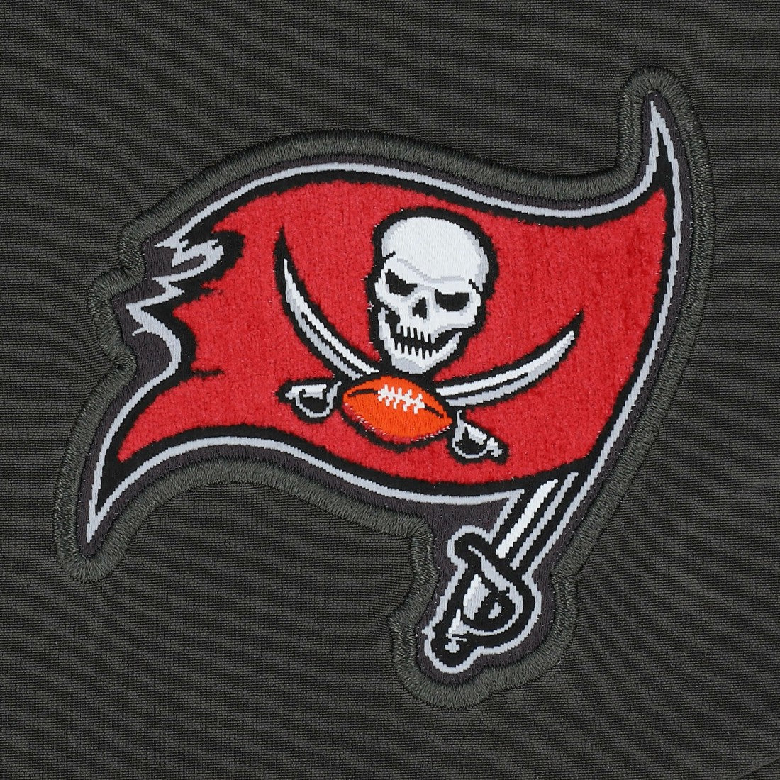 Tampa Bay Buccaneers Sideline Coaches Chevron Lockup Pullover Top Pewter