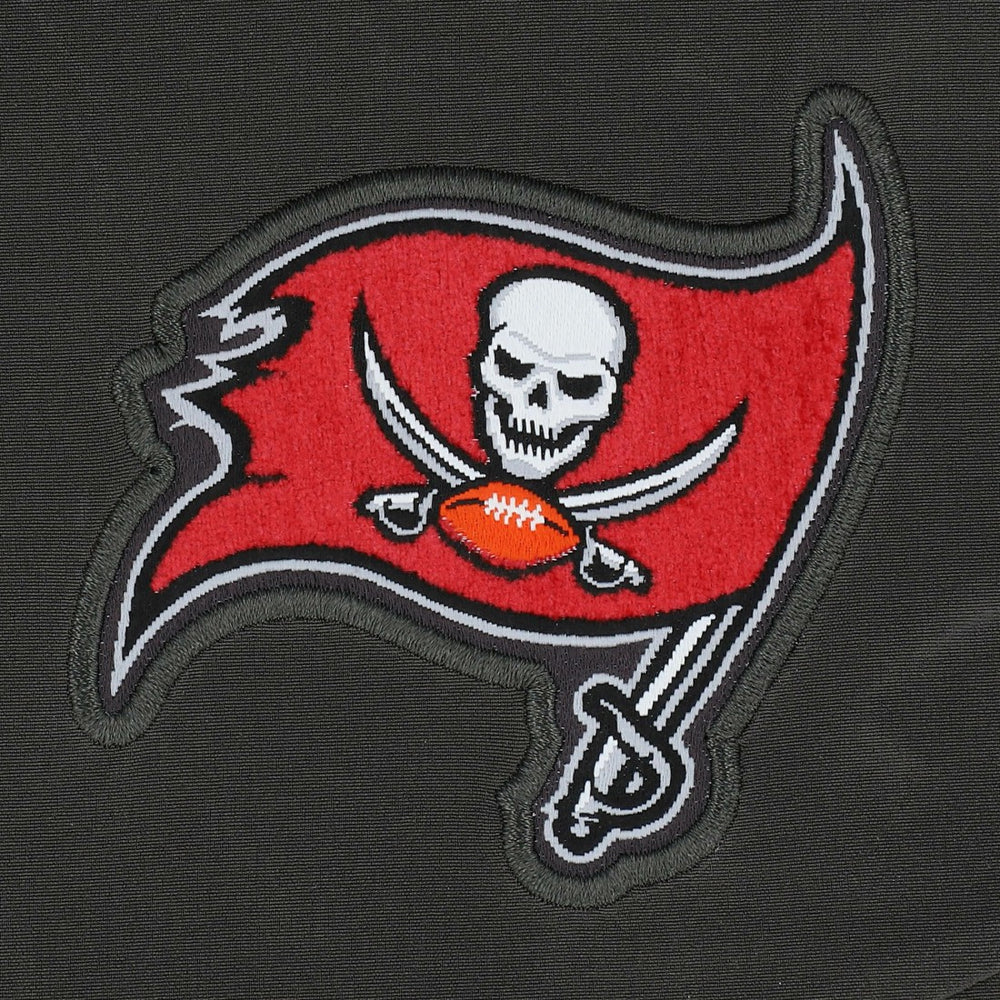 Tampa Bay Buccaneers Sideline Coaches Chevron Lockup Pullover Top Pewter