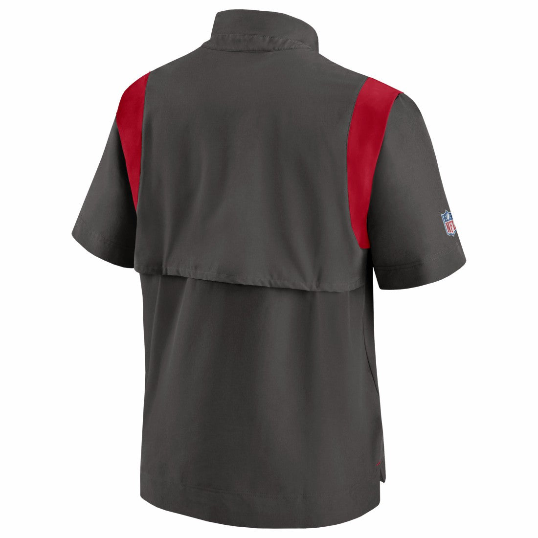 Tampa Bay Buccaneers Sideline Coaches Chevron Lockup Pullover Top Pewter
