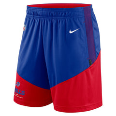 Buffalo Bills Sideline Primary Lockup Performance Shorts Royal/Red