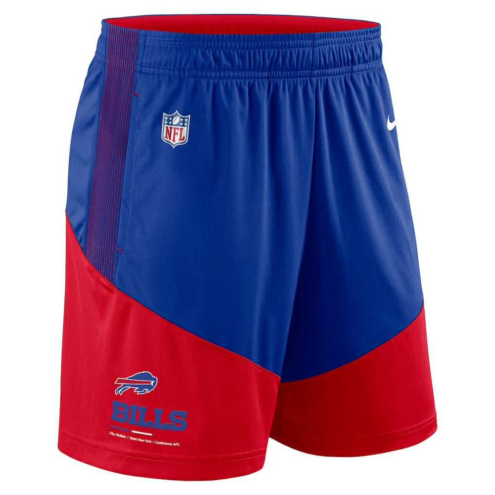 Buffalo Bills Sideline Primary Lockup Performance Shorts Royal/Red