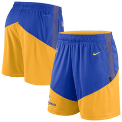 Los Angeles Rams Sideline Primary Lockup Performance Shorts Royal/Gold