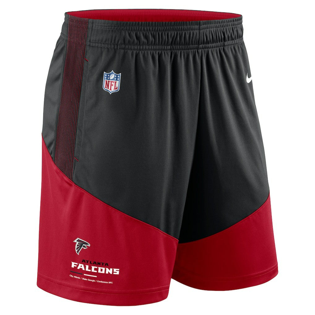 Atlanta Falcons Sideline Primary Lockup Performance Shorts Black/Red