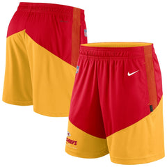 Kansas City Chiefs Sideline Primary Lockup Performance Shorts Red/Gold