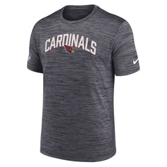 Arizona Cardinals Sideline Velocity Athletic Stack Performance T-Shirt Black