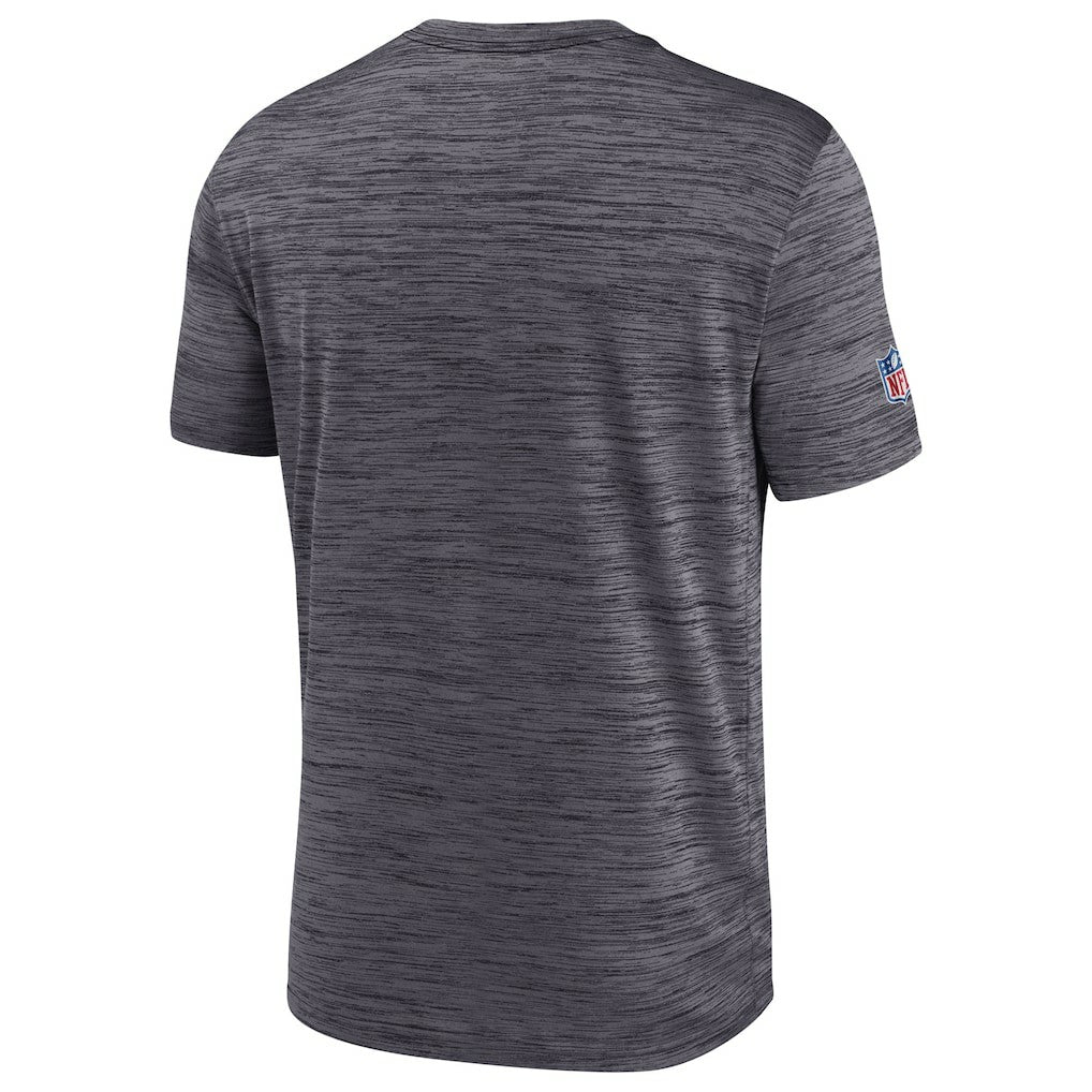 Pittsburgh Steelers Sideline Velocity Athletic Stack Performance T-Shirt Black