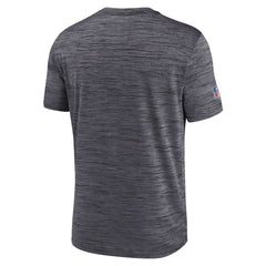 Las Vegas Raiders Sideline Velocity Athletic Stack Performance T-Shirt Black