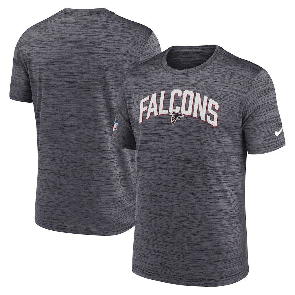 Atlanta Falcons Sideline Velocity Athletic Stack Performance T-Shirt Black