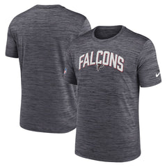 Atlanta Falcons Sideline Velocity Athletic Stack Performance T-Shirt Black