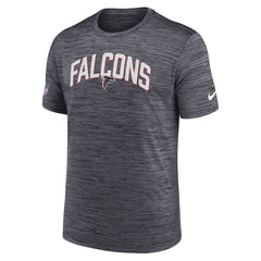 Atlanta Falcons Sideline Velocity Athletic Stack Performance T-Shirt Black