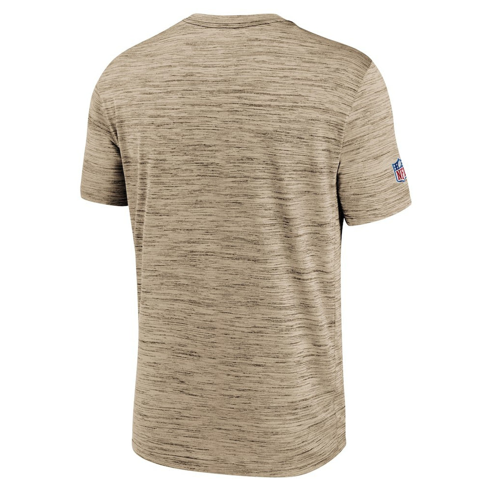 Cleveland Browns Sideline Velocity Athletic Stack Performance T-Shirt Brown