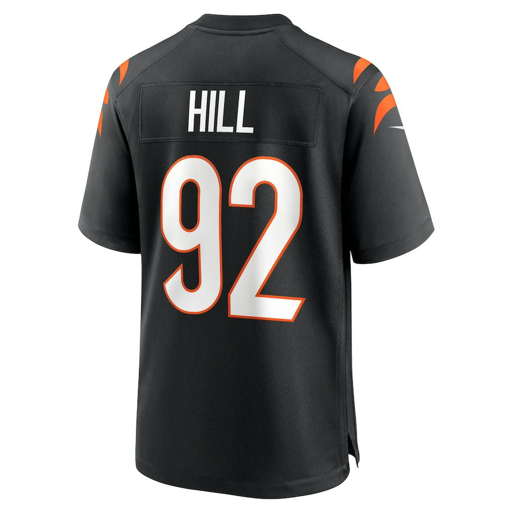 B.J. Hill Cincinnati Bengals Game Jersey Black