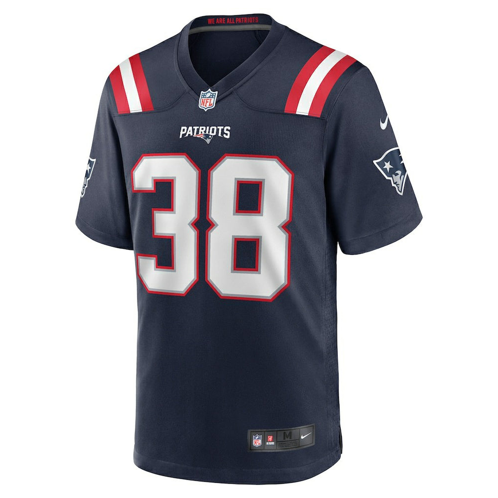 NFL Rhamondre Stevenson New England Patriots Game Jersey - Navy
