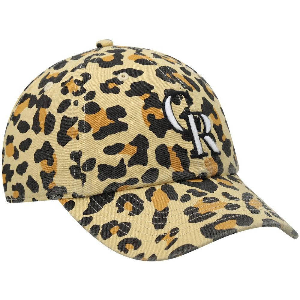 Colorado Rockies '47 Women's Bagheera Cheetah Clean up Adjustable Hat - Tan Hats