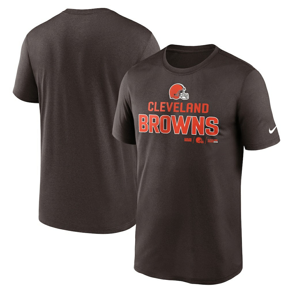Cleveland Browns Legend Community Performance T-Shirt Brown