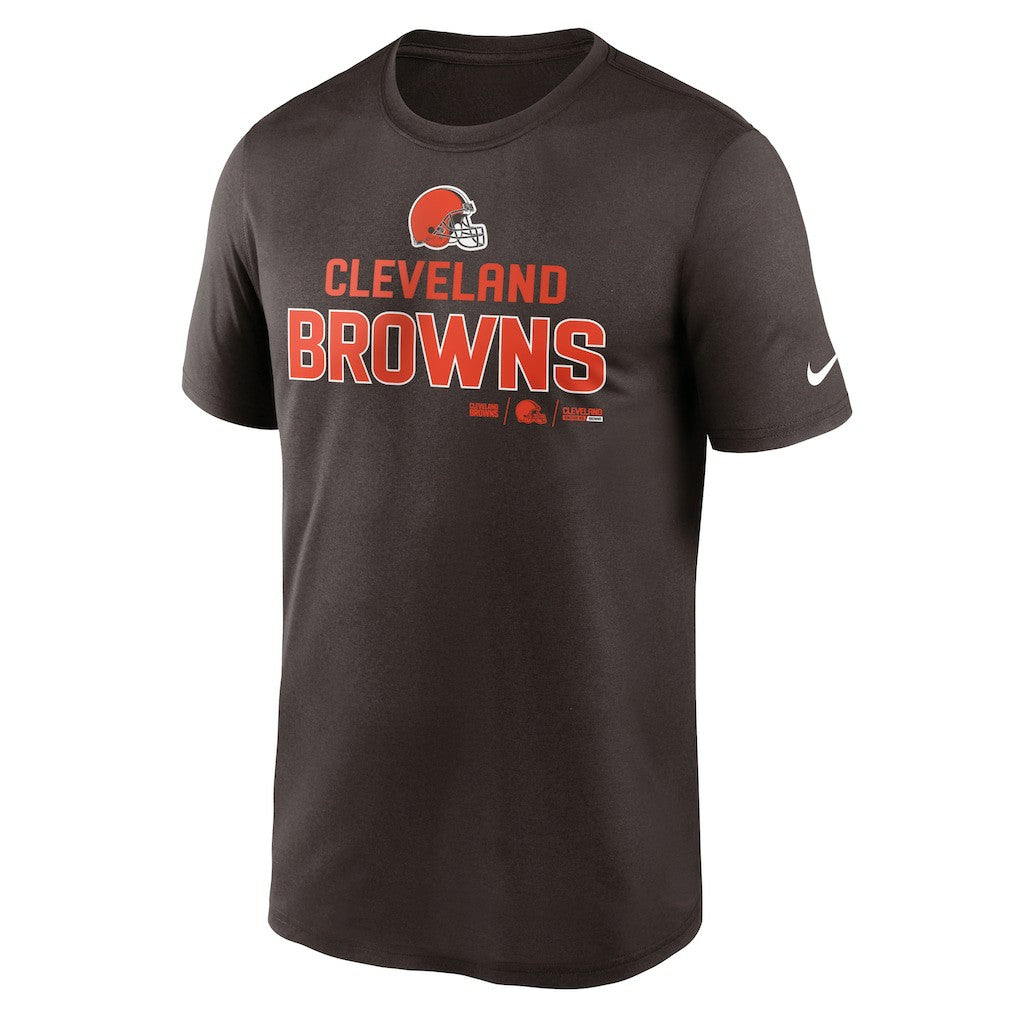 Cleveland Browns Legend Community Performance T-Shirt Brown