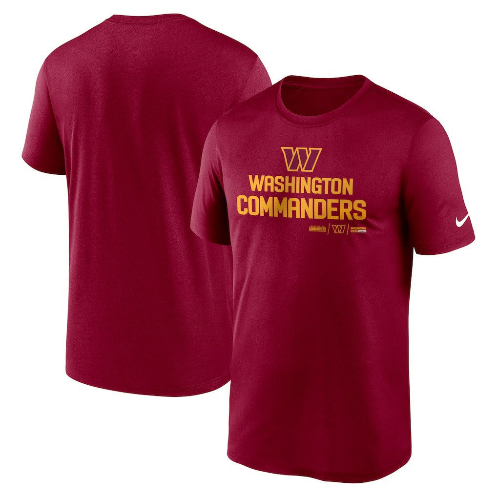 Washington Commanders Legend Community Performance T-Shirt Burgundy