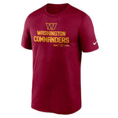 Washington Commanders Legend Community Performance T-Shirt Burgundy