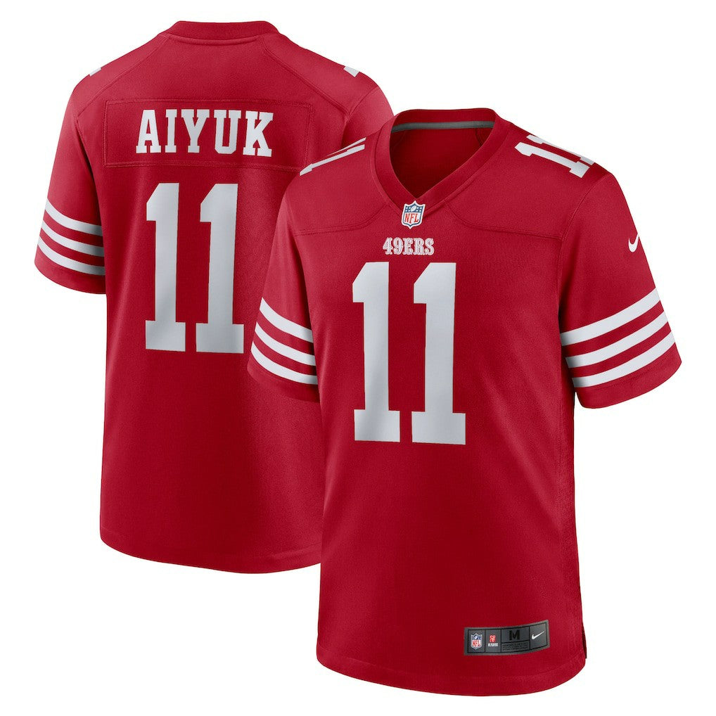 Brandon Aiyuk San Francisco 49ers Game Player Jersey Scarlet