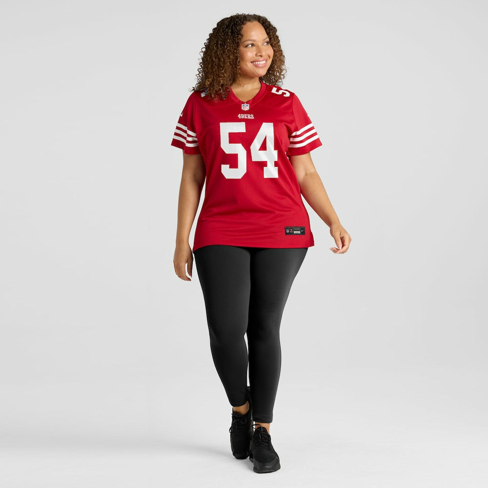 Fred Warner San Francisco 49ers Women's Game Player Jersey Scarlet