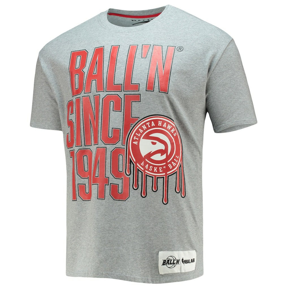 Atlanta Hawks BALL'N Since 1949 T-Shirt Heathered Gray