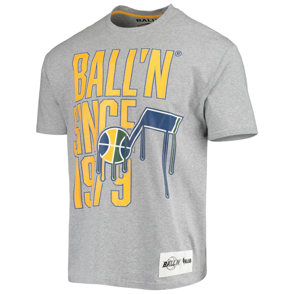 Utah Jazz BALL'N Since 1979 T-Shirt Heathered Gray