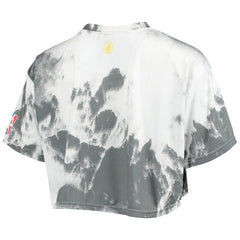 Los Angeles Lakers Women's Tie-Dye Crop Top & Shorts Set White/Black