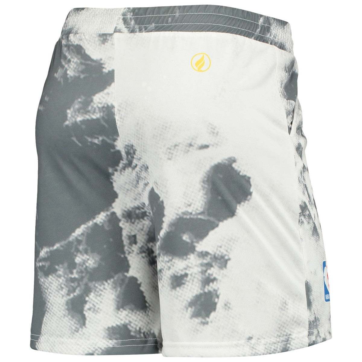 Los Angeles Lakers Women's Tie-Dye Crop Top & Shorts Set White/Black