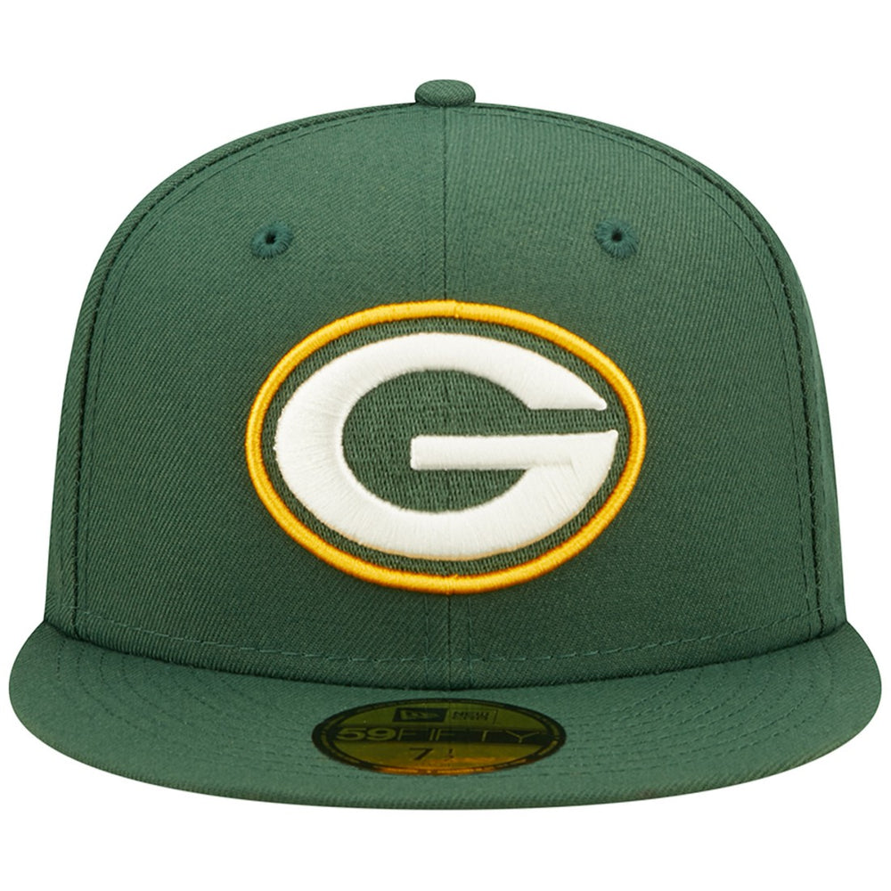 Green Bay Packers New Era Super Bowl XXXI Purple Pop Sweat 59FIFTY Fitted Hat Green