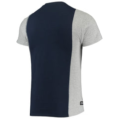 Chicago Bears Refried Apparel Sustainable Split T-Shirt Navy/Heathered Gray