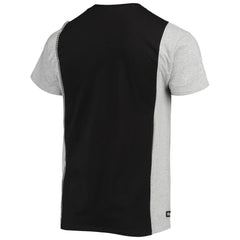 Los Angeles Chargers Refried Apparel Sustainable Split T-Shirt Black/Heathered Gray