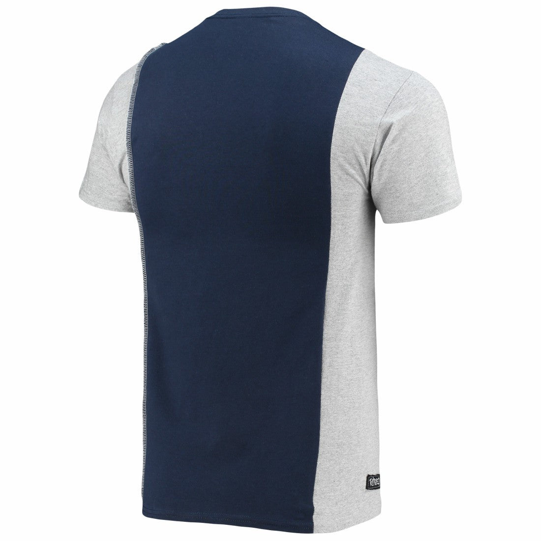 Tennessee Titans Refried Apparel Sustainable Split T-Shirt Navy/Heathered Gray