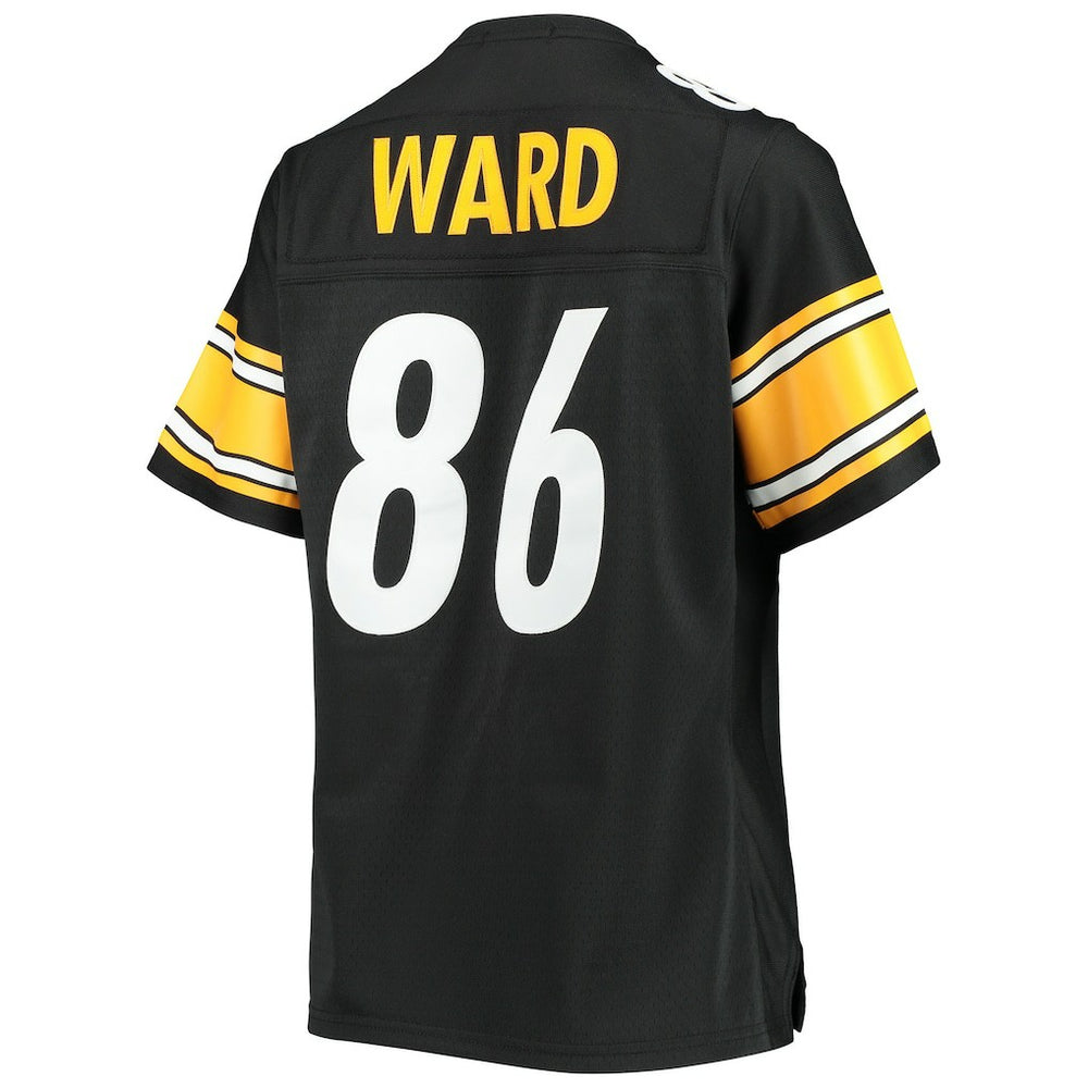 Hines Ward Pittsburgh Steelers Women's Legacy Replica Player Jersey Black