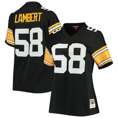 Jack Lambert Pittsburgh Steelers Women's Legacy Replica Player Jersey Black