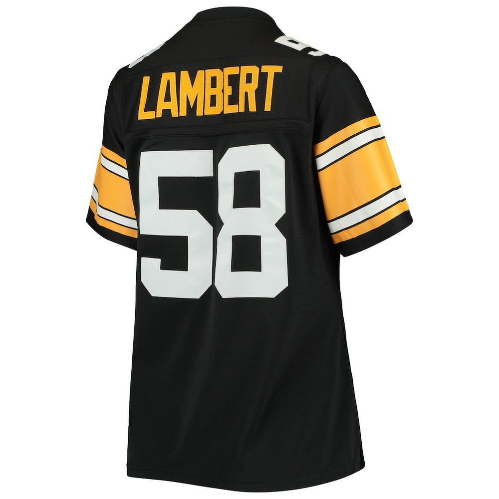 Jack Lambert Pittsburgh Steelers Women's Legacy Replica Player Jersey Black