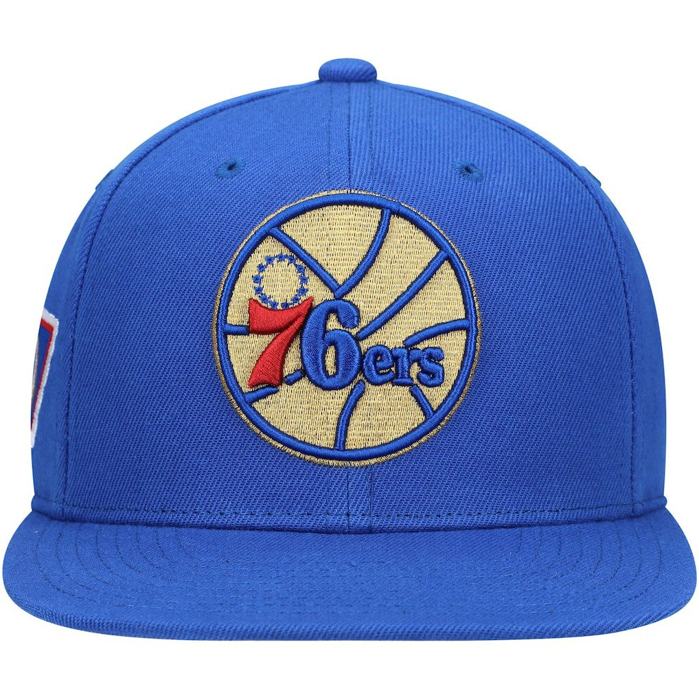 Philadelphia 76ers 50th Anniversary Snapback Hat Royal