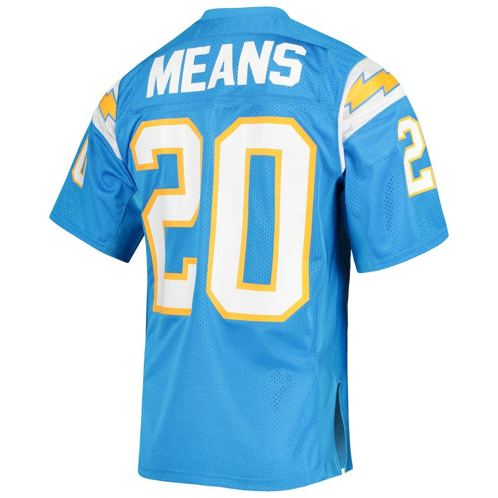 Natrone Means Los Angeles Chargers 1994 Authentic Throwback Retired Player Jersey Powder Blue