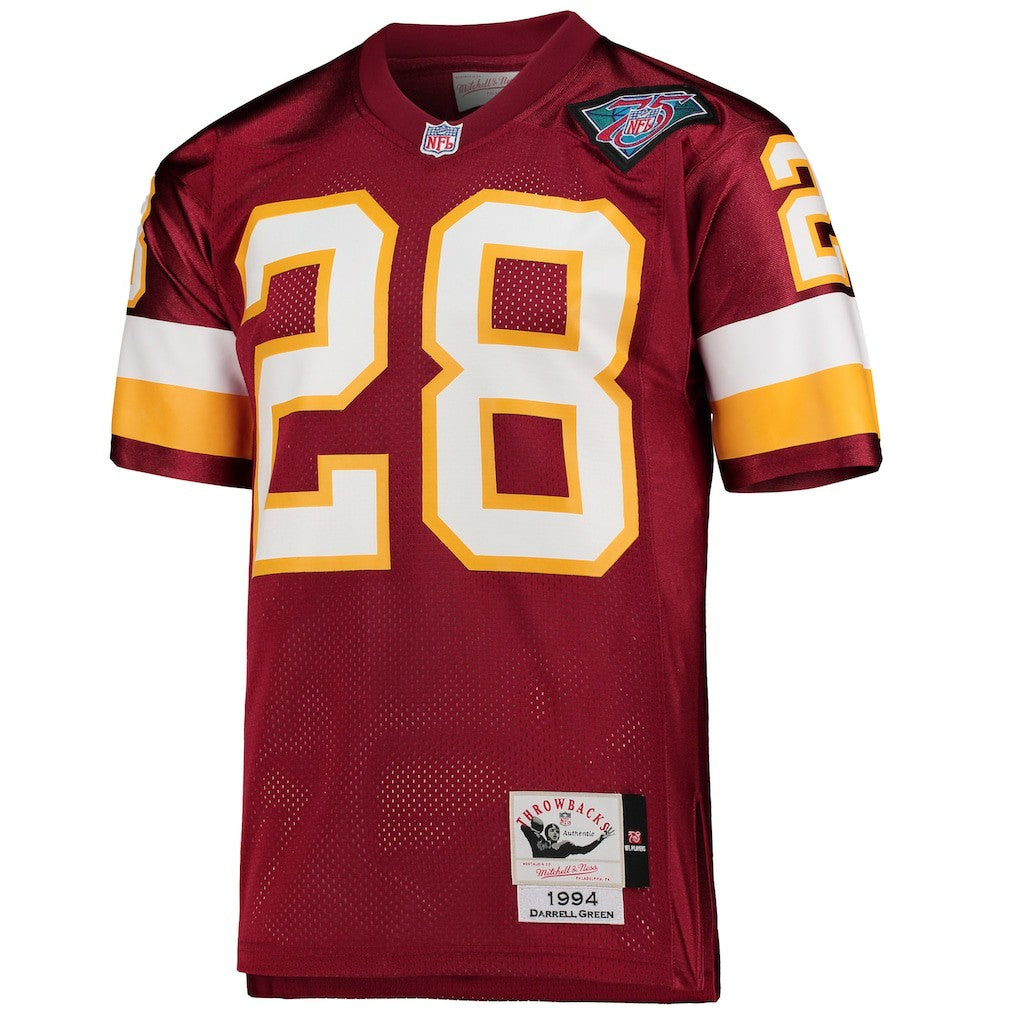 Darrell Green Washington Football Team 1994 Authentic Throwback Retired Player Jersey Burgundy