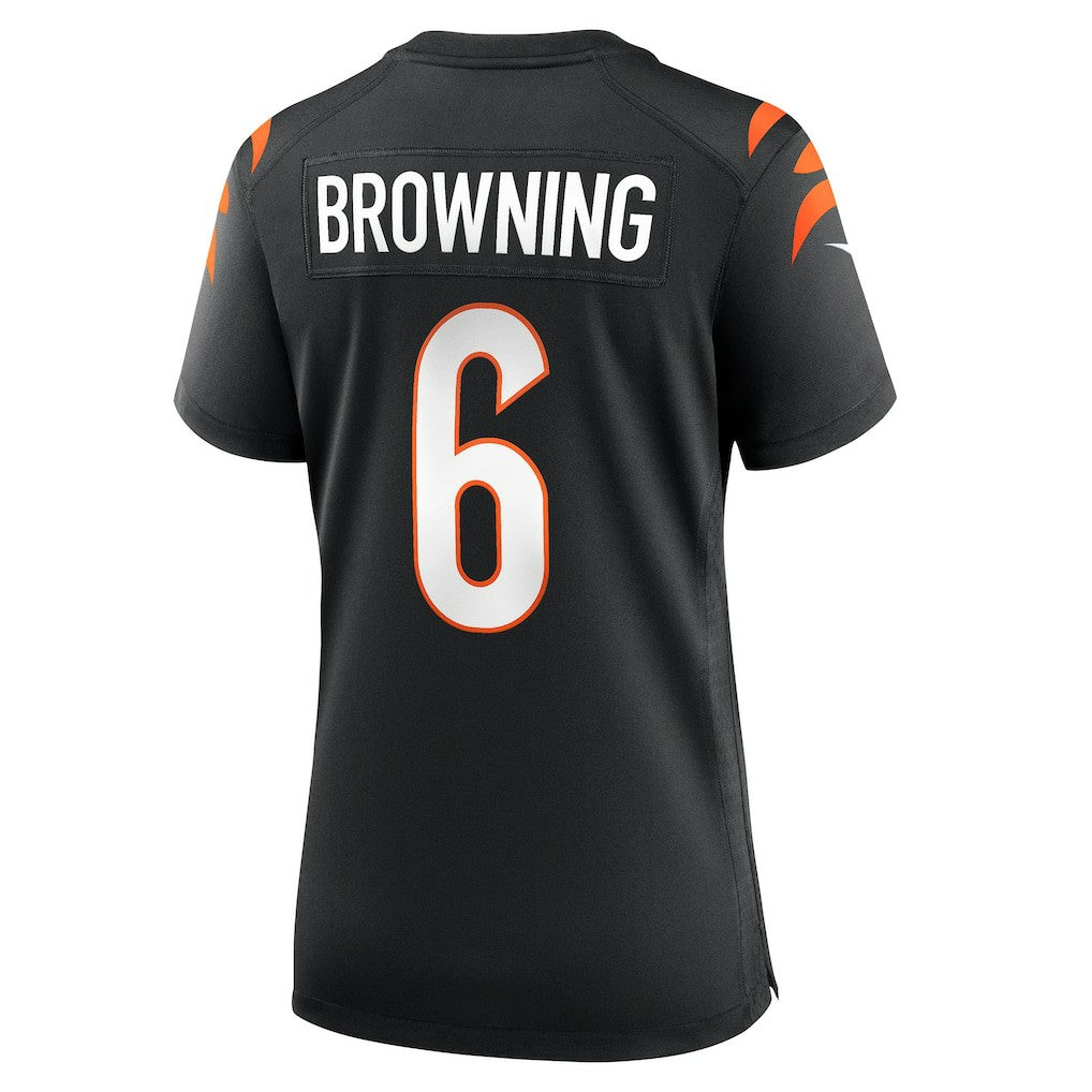 Jake Browning Cincinnati Bengals Women's Game Jersey Black