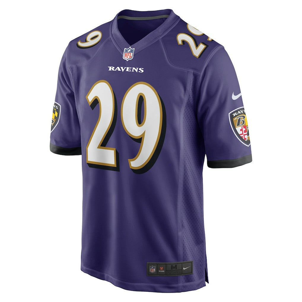 Ar'Darius Washington Baltimore Ravens Player Game Jersey Purple
