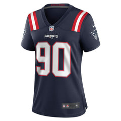 NFL Christian Barmore New England Patriots Women's Game Jersey - Navy