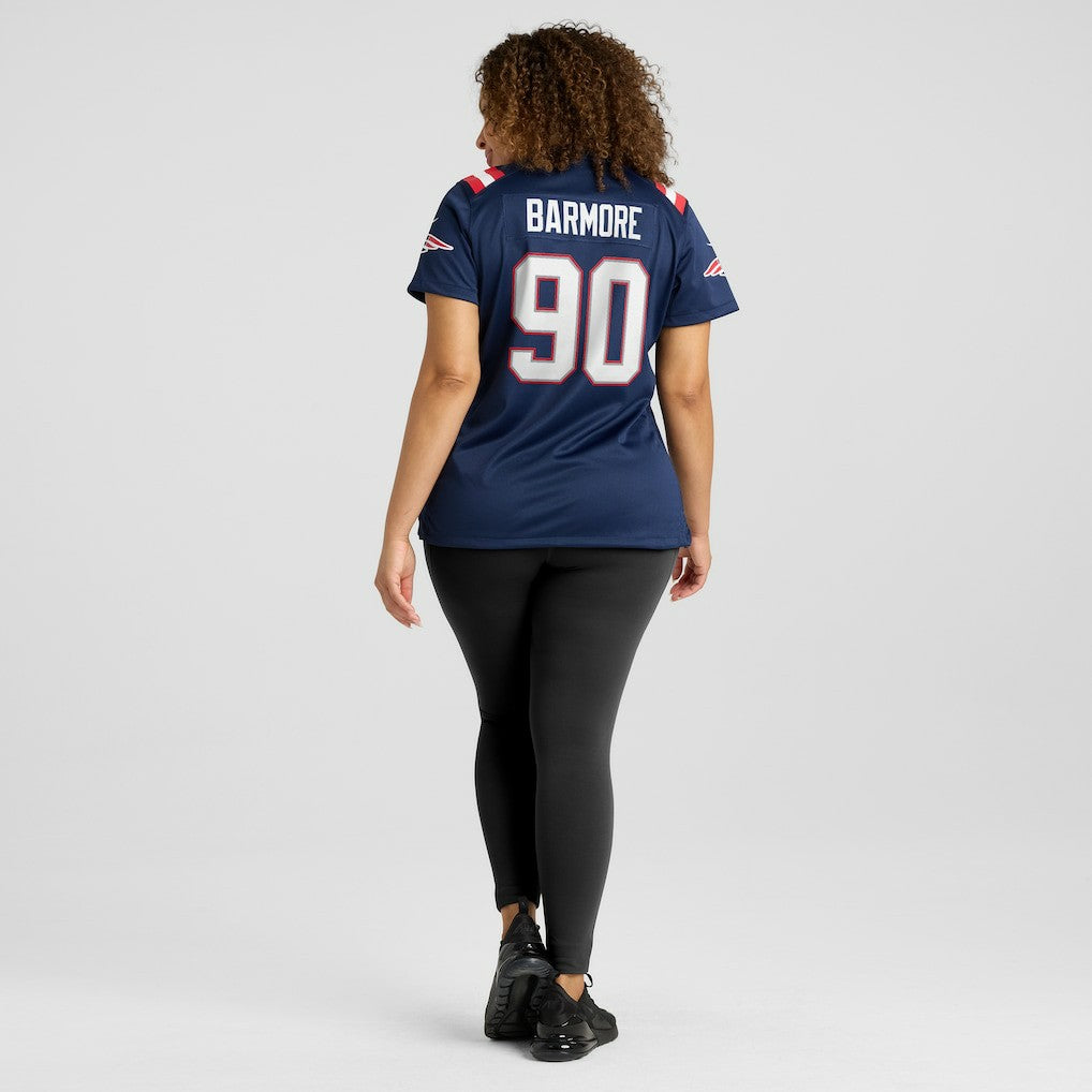 NFL Christian Barmore New England Patriots Women's Game Jersey - Navy