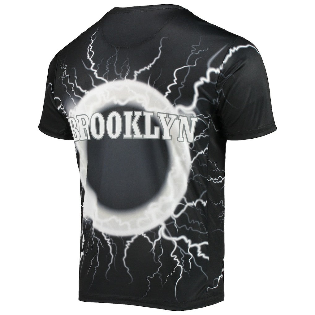Brooklyn Nets FISLL Tornado Bolt T-Shirt Black