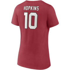 DeAndre Hopkins Arizona Cardinals Women's Player Icon Name & Number V-Neck T-Shirt Cardinal