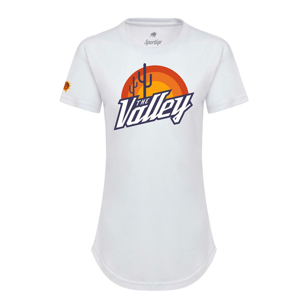 Phoenix Suns Sportiqe Women's 2021/22 City Edition Phoebe T-Shirt White